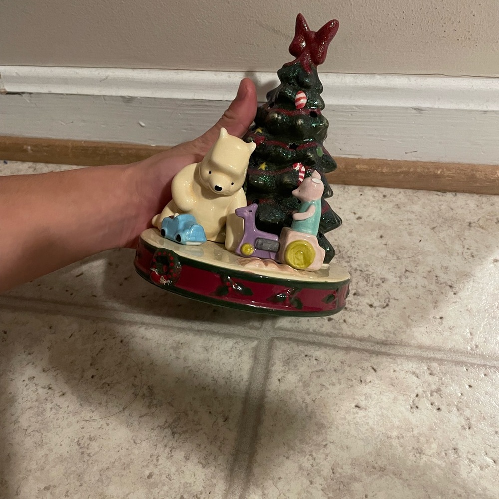 Disney Holiday Decor with Red and Green Accents